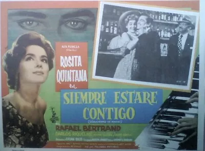 GORGEOUS LOBBY CARD Rosita Quintana Rafael Bertrand '58 • $6.49