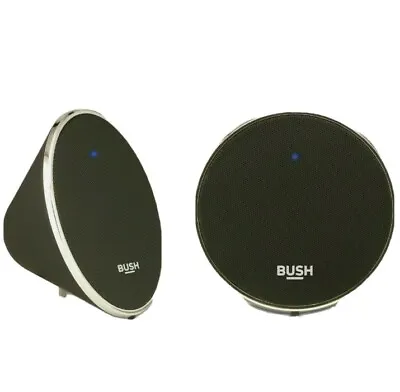 Bush Wireless Bluetooth Stereo Speaker Wiht Aux For IPhone Mobile - Black • £16