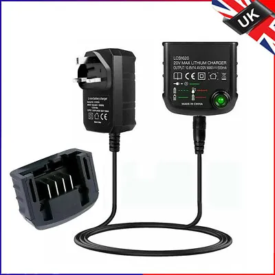 Battery Charger Lithium-Ion Replacement For Black & Decker LBXR20 14.4V 18V 20V • £12.39