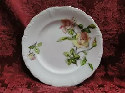 Ucagco Yellow Roses Green Leaves Embossed: Salad Plate (s) 7 3/8  • $3.99