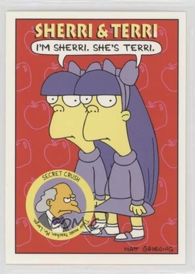 £8.03 • Buy 1994 SkyBox Bongo Comics Simpsons Series 2 Characters Sherri & Terri #S12 0b5