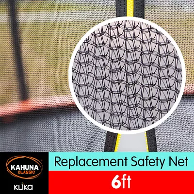 NEW Kahuna 6ft REPLACEMENT TRAMPOLINE SAFETY NET OUTDOOR ENCLOSURE 6 Post • $39