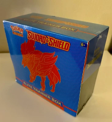 $69.99 • Buy Pokemon Sword & Shield Base Set Elite Trainer Box ETB Zamazenta Factory Sealed