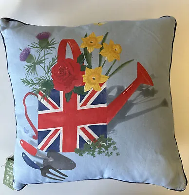 Gardening British Flag Outside Cushion Brand New Water Repellent Tesco • £17.99