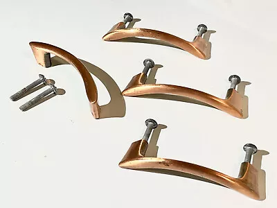 Vintage MCM Amerock Decorator Copper DRAWER PULLS Handle & HINGERS Arch BP419-41 • $44