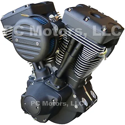 Ultima El Bruto 120” Matte Black Out Finish Evo Harley Engine Motor (free S&h) • $4349.99