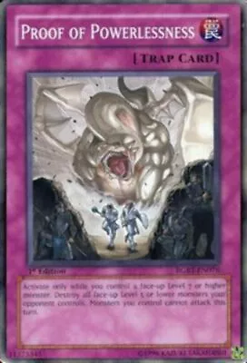 Proof Of Powerlessness - RGBT-EN076 - Common - 1st Edition - YuGiOh • £0.99