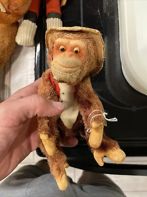 Antique Stuffed Monkey Toy Vintage Mohair • $75