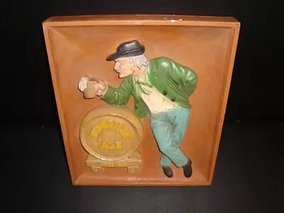 $125 • Buy Circa 1940s Neuweiler Ale Chalkware Sign, Allentown, Pennsylvania