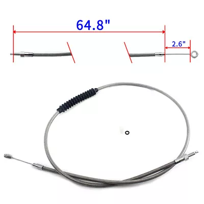 Softail Stainless Steel Clutch Cable For Harley  Standard FXST Heritage 00-06 • $30.99