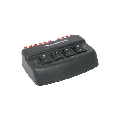 4-Way Stereo Speaker Selector Switch Zone Selector 50W Per Channel • £17.99