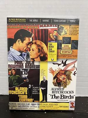 Alfred Hitchcock Masterpiece Collection (DVD)The Birds Marnie Torn Curtain Topaz • $14.99