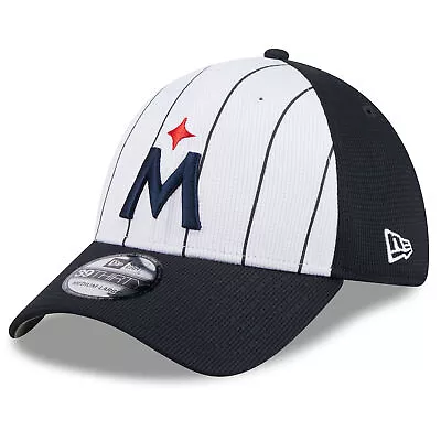 Men's New Era  White Minnesota Twins 2024 Batting Practice 39THIRTY Flex Hat • $36.99