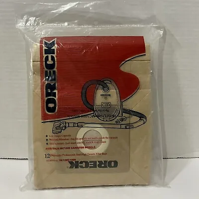 Oreck Quest MC1000 Canister Vacuum 12 Pack Vacuum Bags - PK12MC1000 • $15.99