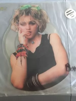 Madonna Borderline 7” Picture Disc Vinyl Shaped 1986 Limited Edition • $109.05