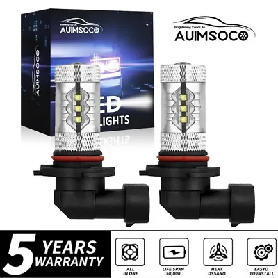 LED Fog Light Bulbs HB4 9006 Fog Light Bulb White 6500K High Power DRL Lamps • $19.99