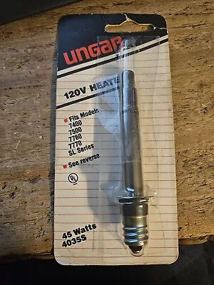Vintage Nos Ungar 4035s 45 Watt 120v Heater Tip Solder Gun 7400 7500 7760 7770 • $29.99