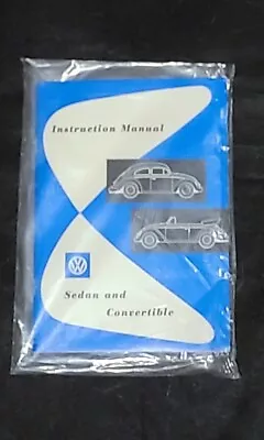  Sealed -new Reproduction Volkswagen Beetle Sedan And Convertible Owners Manual • $48.99