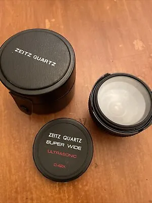 ZEITZ Quartz Super Wide ULTRASONIC 0.42X Camera Lens Made In Japan With Case • $41