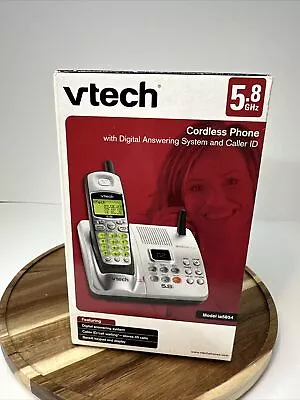 Vtech Ia5854 5.8 Ghz Cordless Silver/Black Telephone With Answering System New • $40