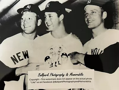 Mickey Mantle Bobby Murcer Roger Maris New York Yankees Unsigned 8x10 Photo • $5.75