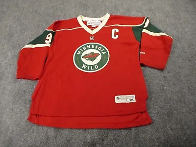 Mikki Koivu Minnesota Wild Jersey Boy's Large/XL Red Long Sleeve NHL Reebok* • $18.88