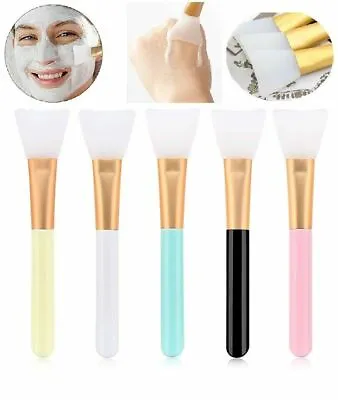 Silicone Face Mask Brush Facial Mud Mixing Applicator Makeup  Cosmetic Tools UK • £2.65