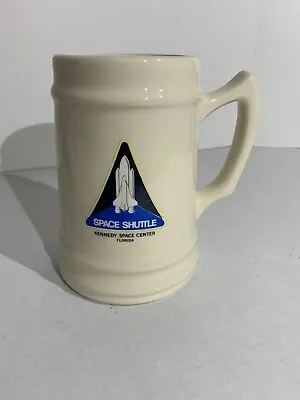 NASA VINTAGE Space Shuttle KENNEDY SPACE CENTER FLORIDA Mug Stein   • $25.68