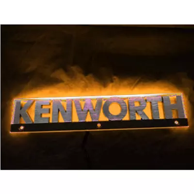 2 Piece Kenworth LED Side Bonnet Badge Back Light - Amber (Light Only - Pair) • $170