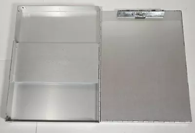 Aluminum Metal Storage Clipboard New England Business Services 904 Portable Desk • $15.95