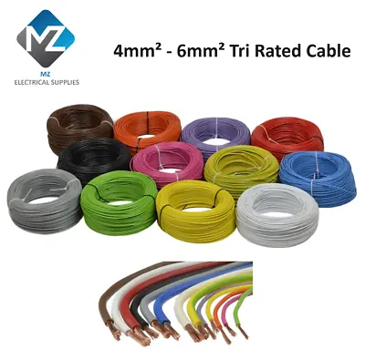 4mm 6mm Tri Rated Cable Automotive Panel Electrical Wire Loom All Colours • £159.71