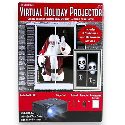 Mr. Christmas Virtual Holiday Projector Animated Halloween/Christmas Display • $34.99