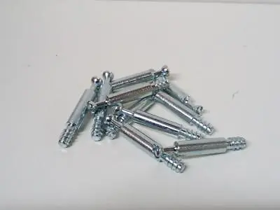 Metal Dowel Pins For Cam Lock Furniture Connectors Size 4.5cm X 1/2cm  • £3.95