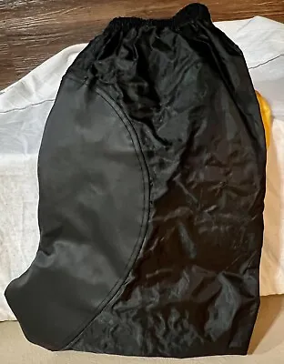 Xelement Men's XXL Motorcycle Nylon Pants Black Yellow Protective Riding Gear • $40