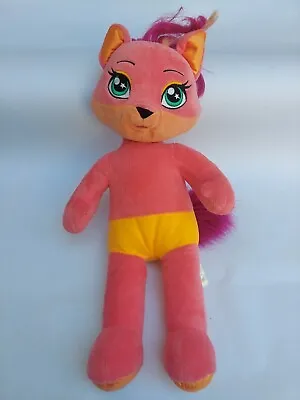 Misha Build-a-Bear Honey Girl Pink Cat BAB HG Plush Stuffed Animal Toy 20   • $9.95