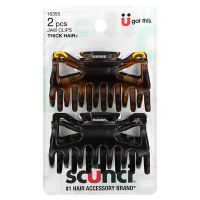 Scunci - Jaw Clips - 2 Pieces • £7.75