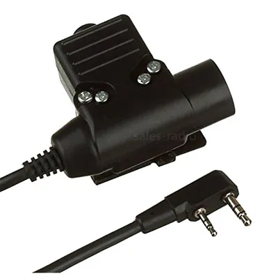 Z Tactical HD01 HD03 Headset U94 PTT Cable For BaoFeng UV-5R UV-82 Kenwood Radio • $12.56