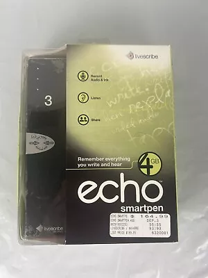 Livescribe Echo Pulse Smartpen 4GB Voice Recorder Pen & Notebook *Untested* • $34.98