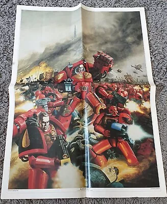 Games Workshop Warhammer 40k Blood Angels Poster • £18.67