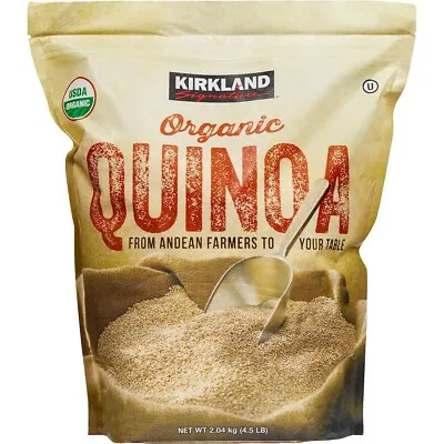 Kirkland Signature Organic Quinoa Quality 2.04Kg Pantry Grain Meal Super Food • $39.99