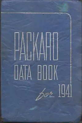 ORIGINAL 1941 Packard Data Book 110 120 160 180 Series Custom Body Options • $299