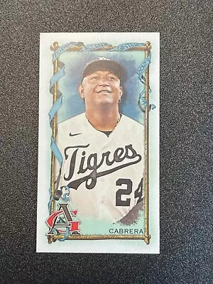 2023 Topps Allen & Ginter MIGUEL CABRERA Detroit Tigers #139 Mini Baseball Card • $2.49