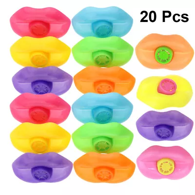 20 PCS Lip Whistle Kids Kids Party Favors Toys Whistle Party Favors • $8.62