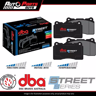 DBA STREET SERIES REAR BRAKE PADS Fits Audi & VW 2002-2014 | DB1956SS • $76.99