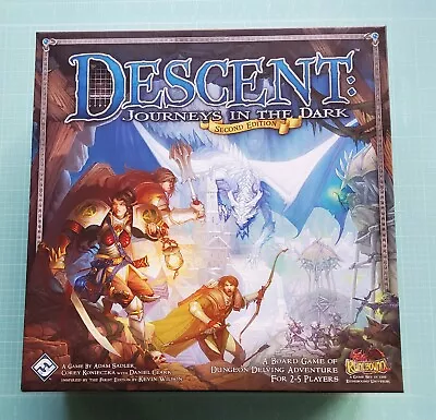 DESCENT Journeys In The Dark 2nd Edtn. Base Game 2012 Unpunched New In Open Box • $60