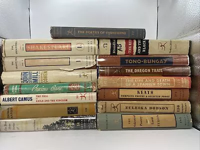 Lot Of 15 Modern Library Books With Dust Jackets Shakespeare Wells Swinburne • $112.50