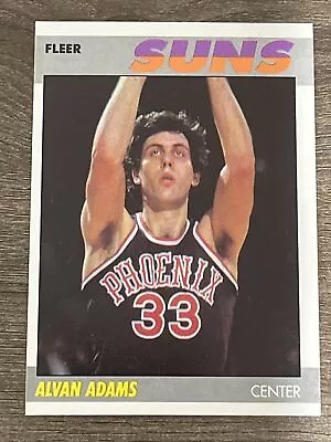 Alvan Adams 1987 Phoenix Suns 87-88 Fleer Basketball Nba #2 Of 132 Pack Fresh • $1