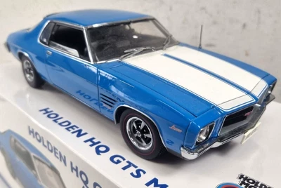 $60 • Buy Classic Carlectables Holden HQ GTS Monaro Azure Blue White Stripes 1/18 Scale