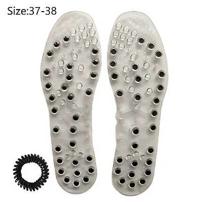 £9.96 • Buy 37-44 Size Magnetic Shoe Insoles Massage Acupressure Foot Therapy Pain Relief