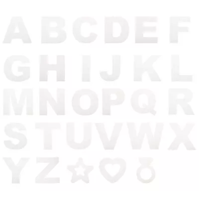 8 Inch Large Letter Stencils Alphabet Stencil Star Stencil And Heart Stencil • $44.22